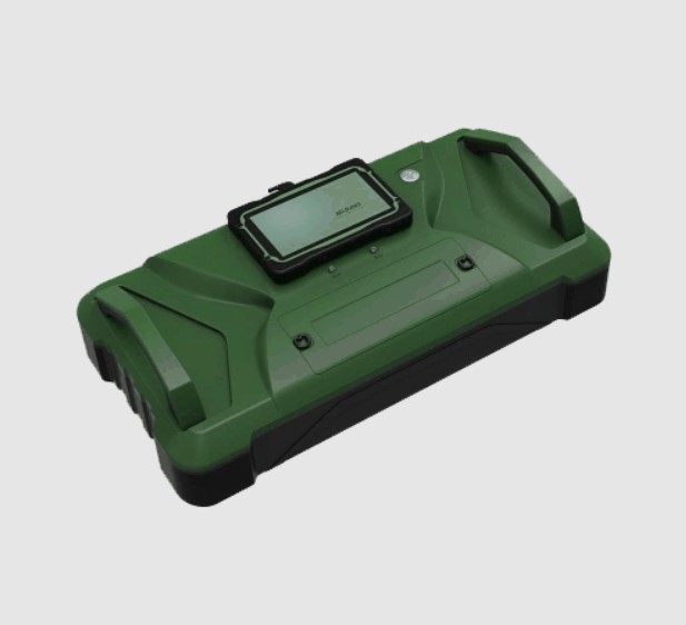 Wall penetrating radar device